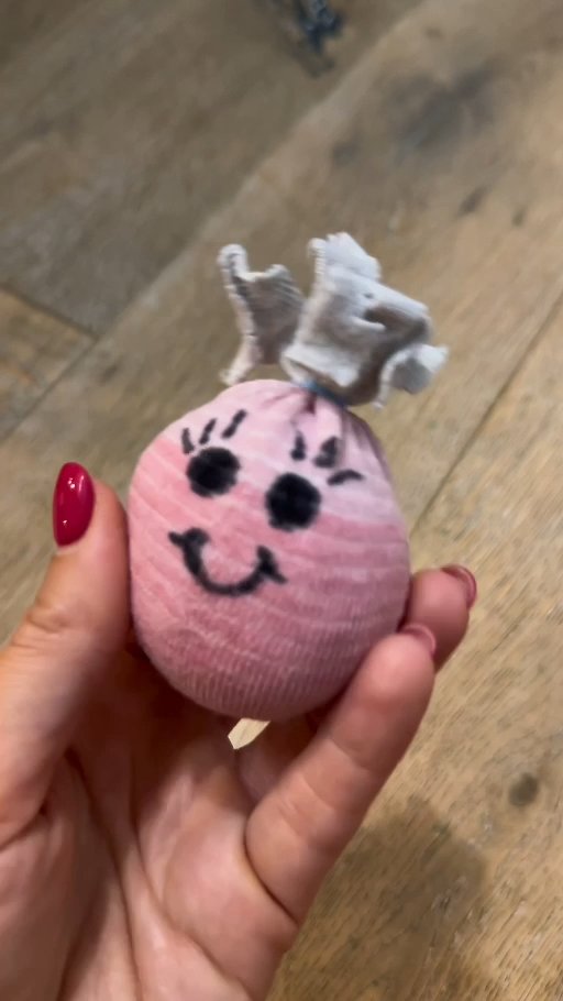 DIY Sock Squishies with Balloons and Play Dough